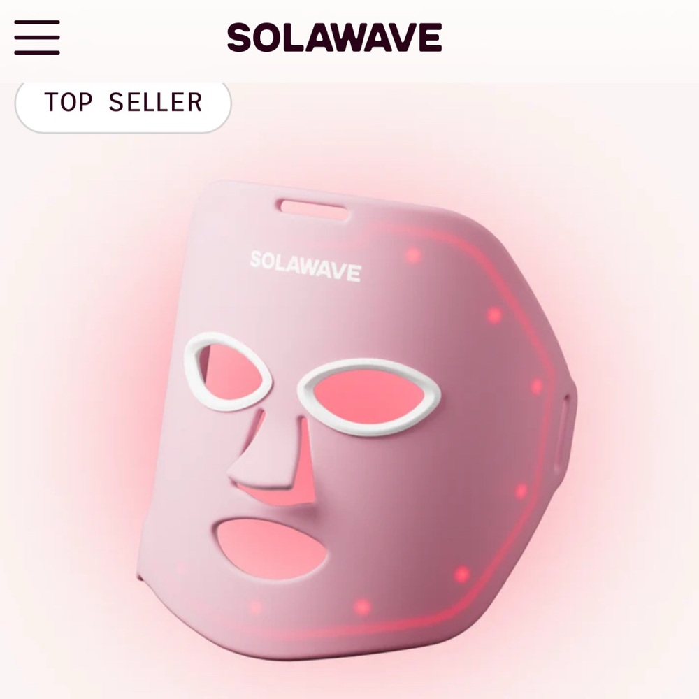 Solawave red light therapy face mask